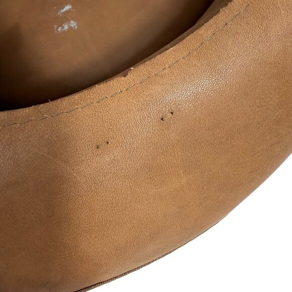 VTG Henschel Skully Western Suede Cowboy Hat Tooled Leather Buckle Band Size M - Picture 10 of 10